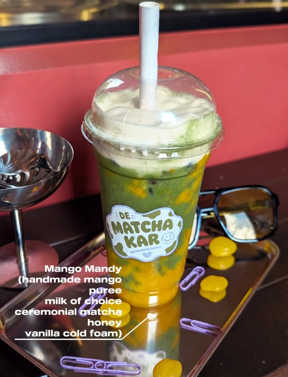 Mango Mandy matcha